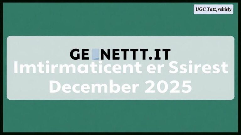 UGC NET दिसंबर 2025 सिटी इंटिमेशन स्लिप जारी: डाउनलोड लिंक एवं चरण |